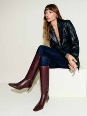 Remy Knee Boot - Ruby Leather