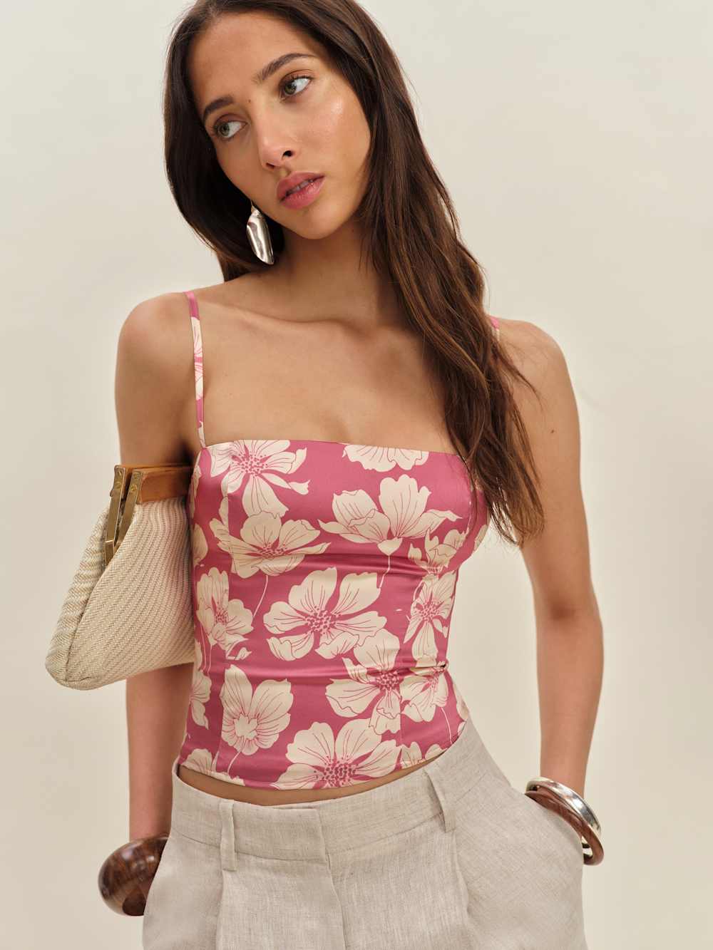 Overland Silk Top - Lychee