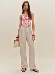 Overland Silk Top - Lychee