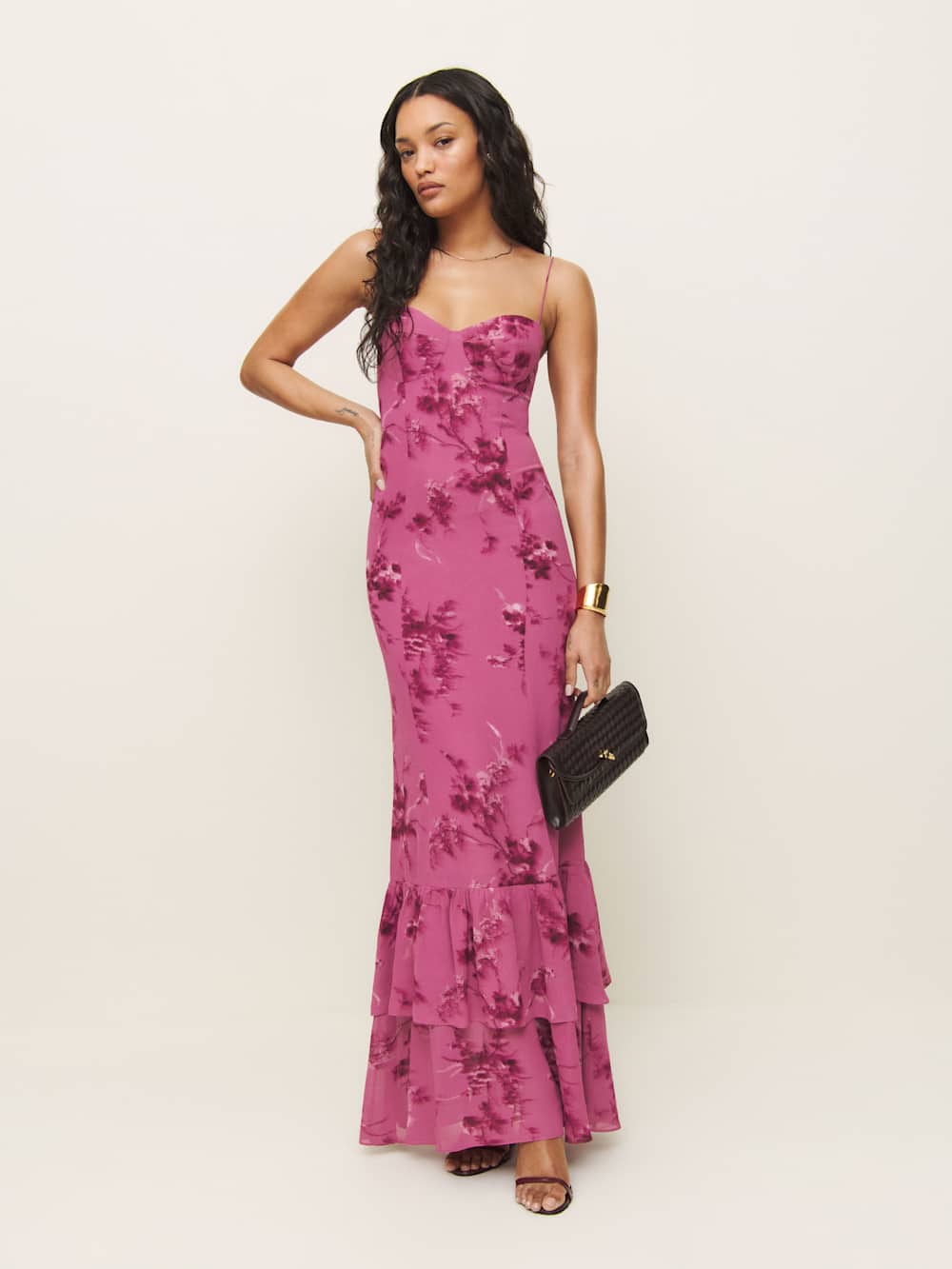 Fallon Dress - Hothouse Rose