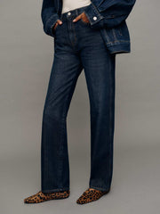 Val 90s Mid Rise Straight Jeans - Ahurani