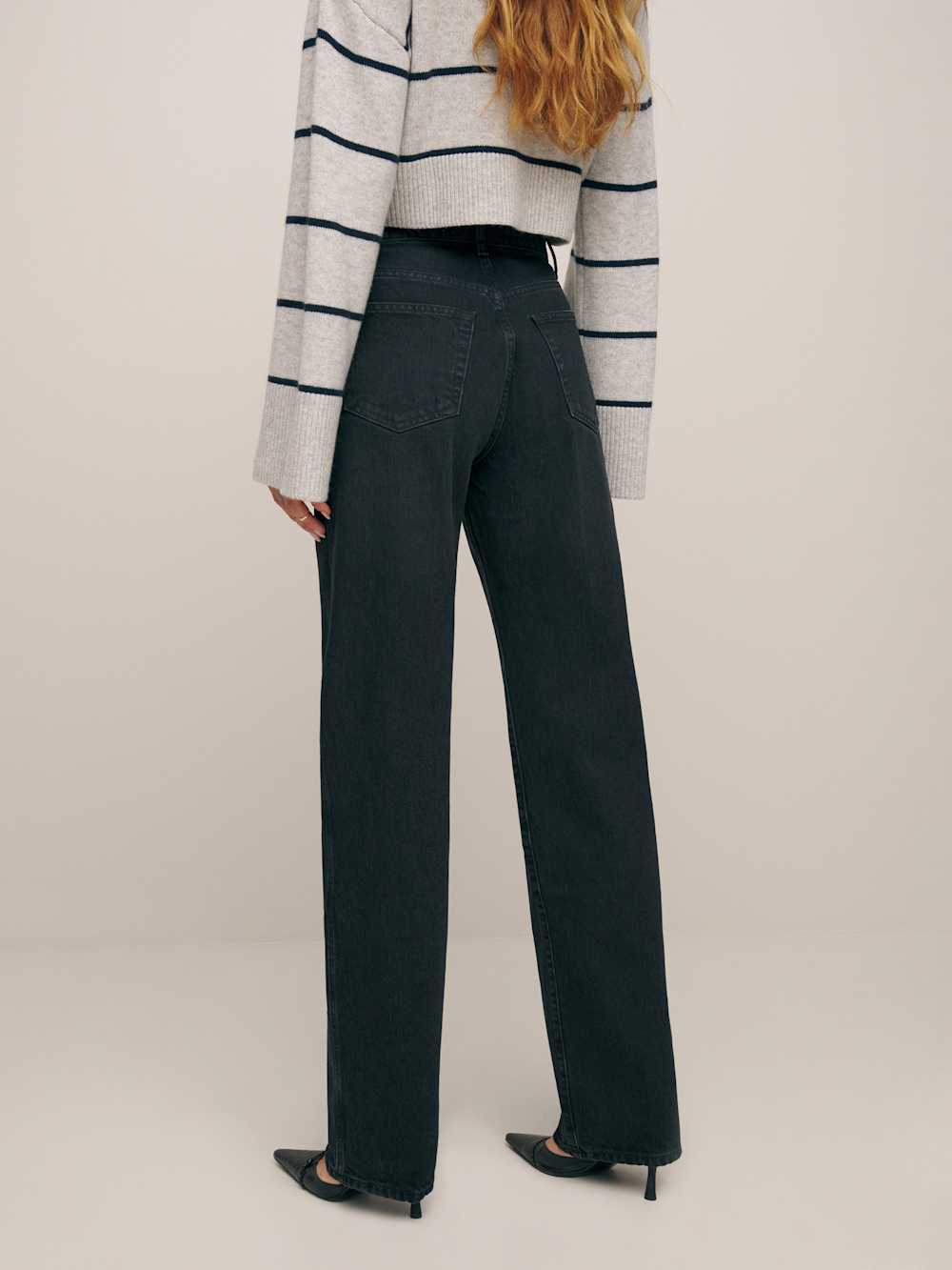 Val 90s Mid Rise Straight Jeans - Vana