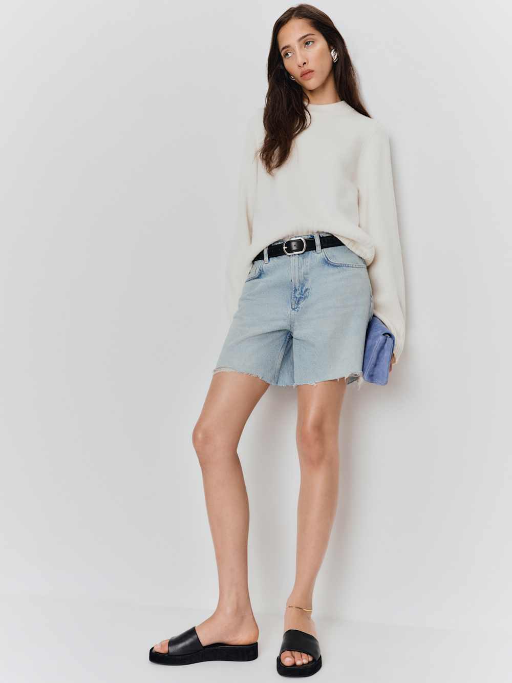 Raye Mid Rise 6” Relaxed Jean Shorts - Yarra