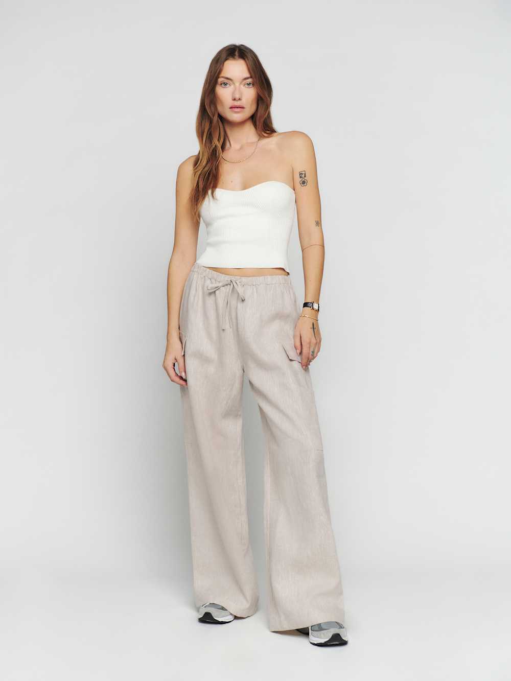 Ethan Linen Pant - Oatmeal