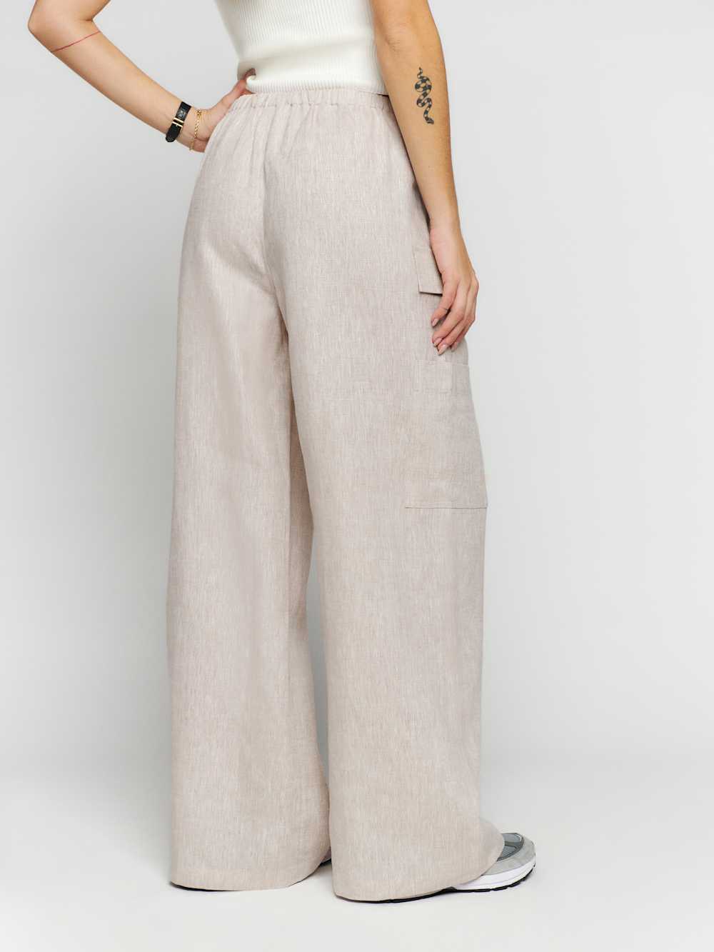 Ethan Linen Pant - Oatmeal