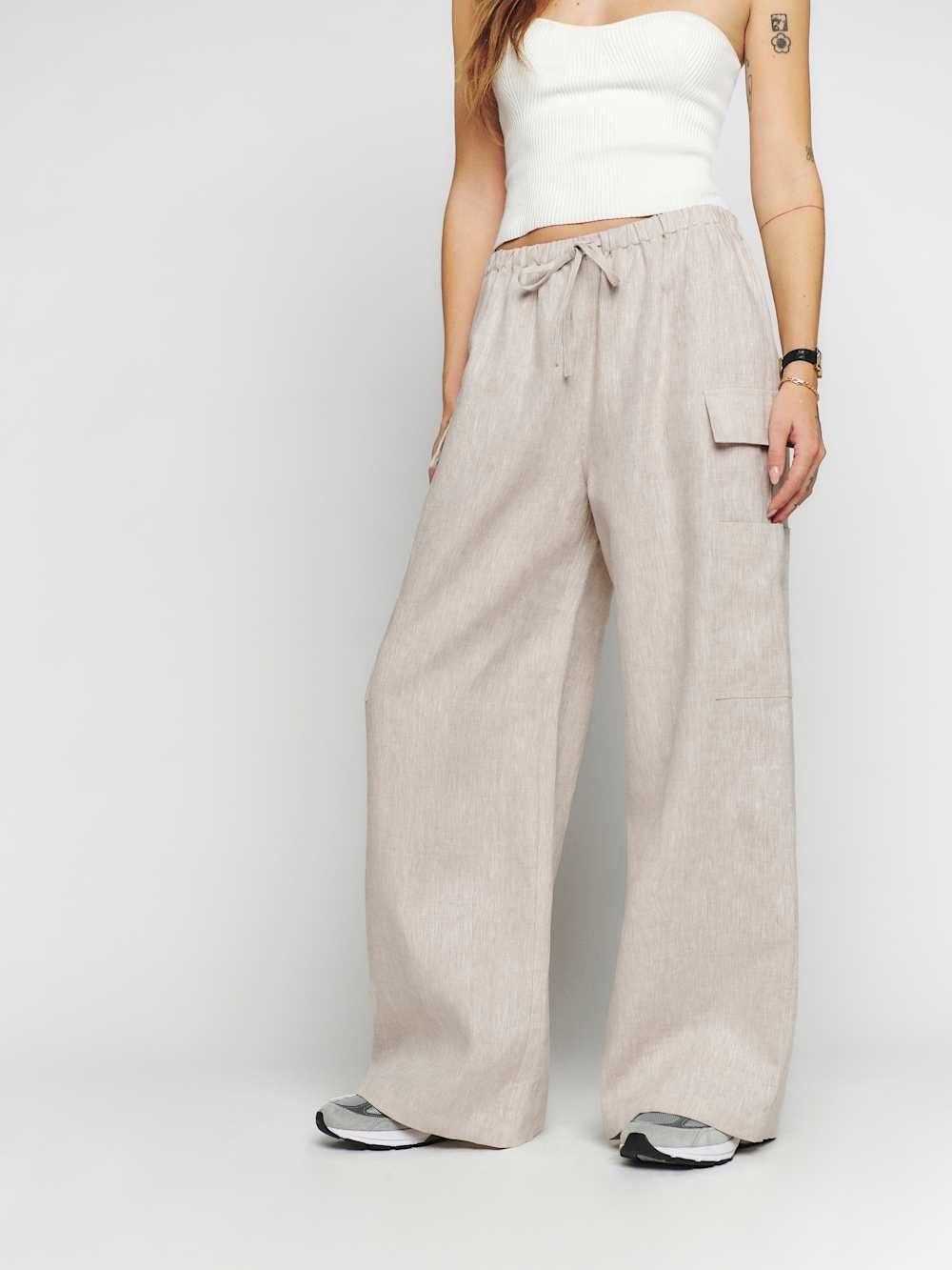 Ethan Linen Pant - Oatmeal