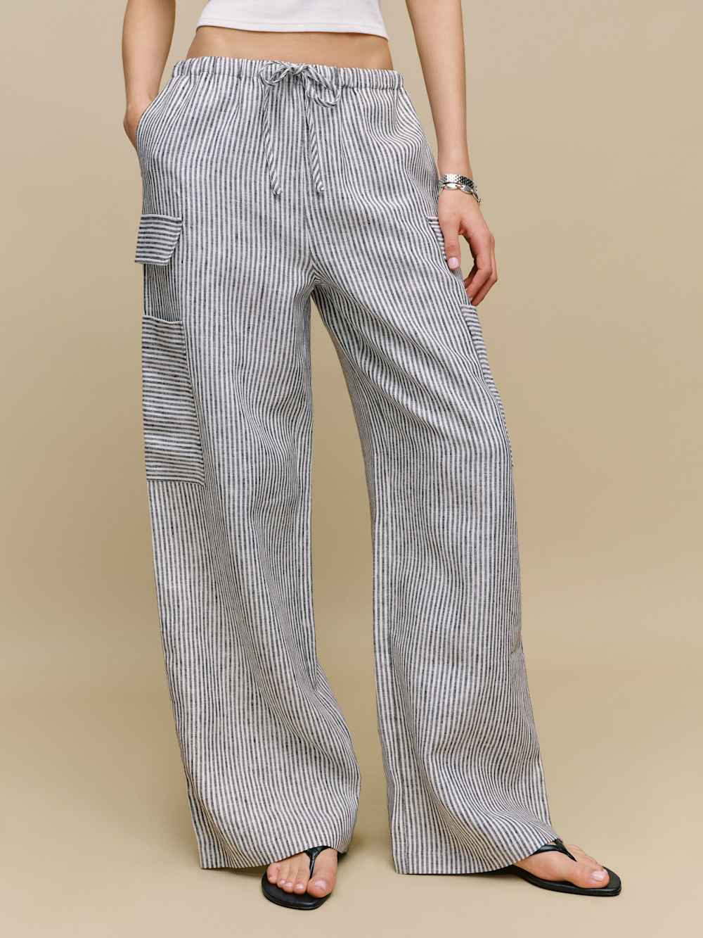 Ethan Linen Pant - Vineyard