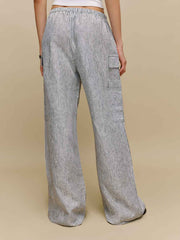 Ethan Linen Pant - Vineyard