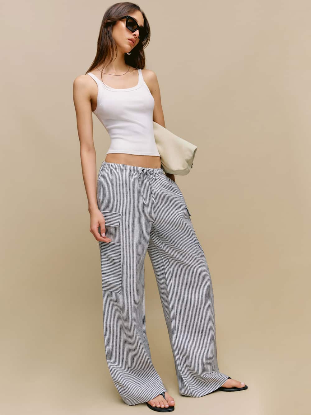 Ethan Linen Pant - Vineyard