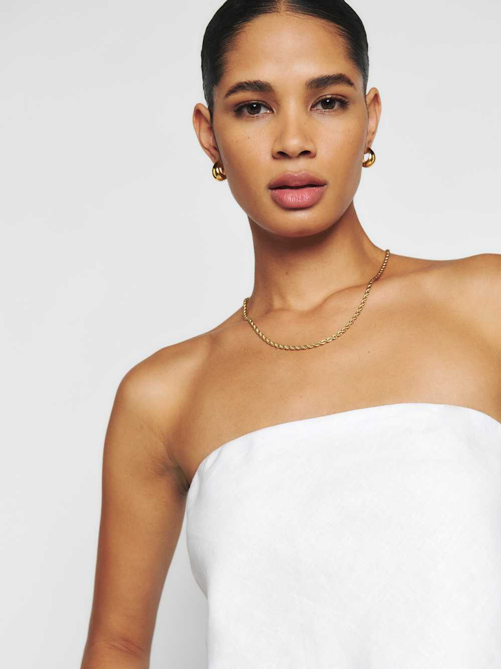 Spritz Linen Top - White