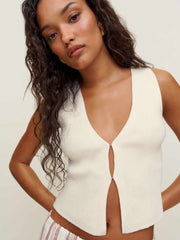 Myrtle Cotton Sweater - Fior Di Latte