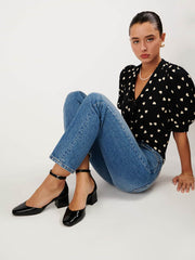 Mallori Closed Toe Heel - Black