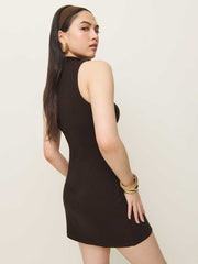 Skylar Knit Dress - Cafe