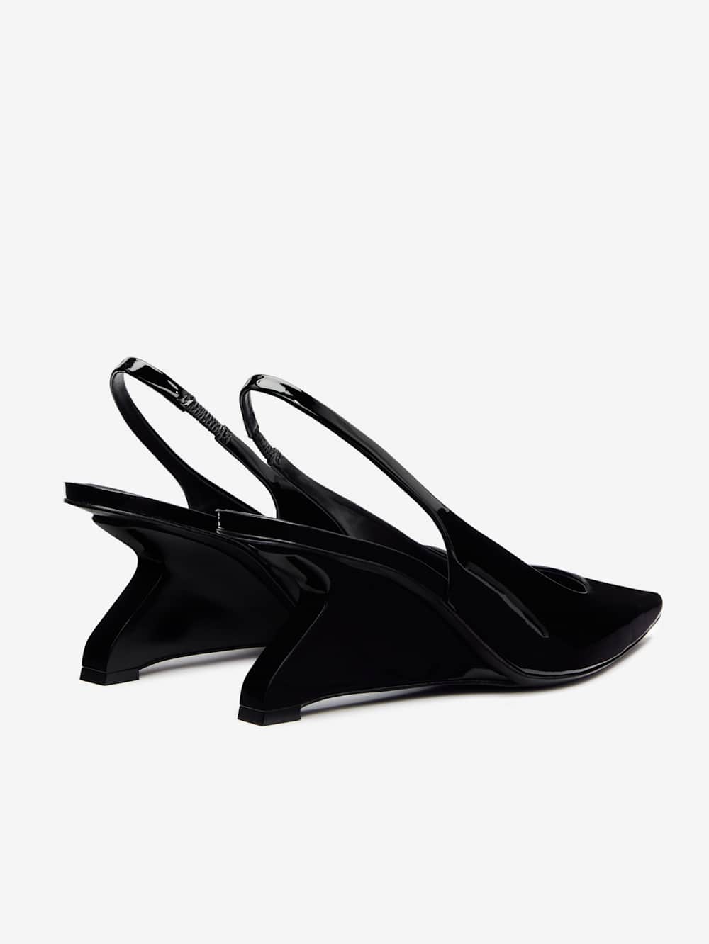 Westlyn Closed Toe Wedge - Black Patent