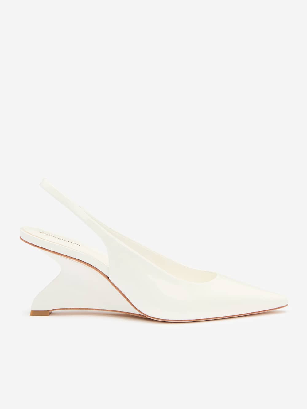 Westlyn Closed Toe Wedge - White Patent