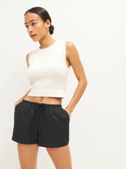 Zoey Linen Short - Black