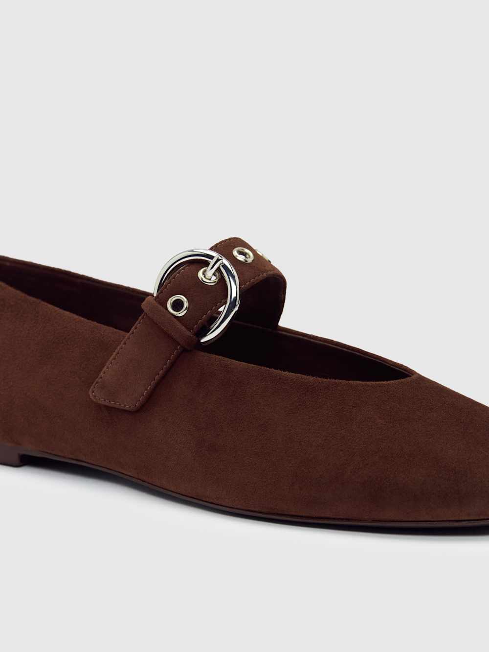 Bethany Ballet Flat - Espresso Suede