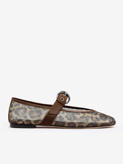 Bethany Ballet Flat - Leopard Mesh