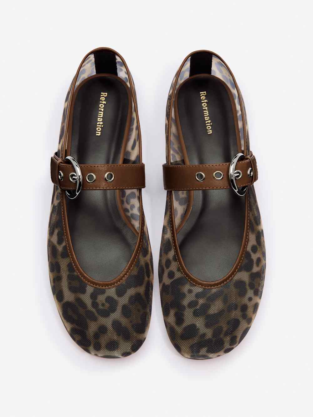Bethany Ballet Flat - Leopard Mesh