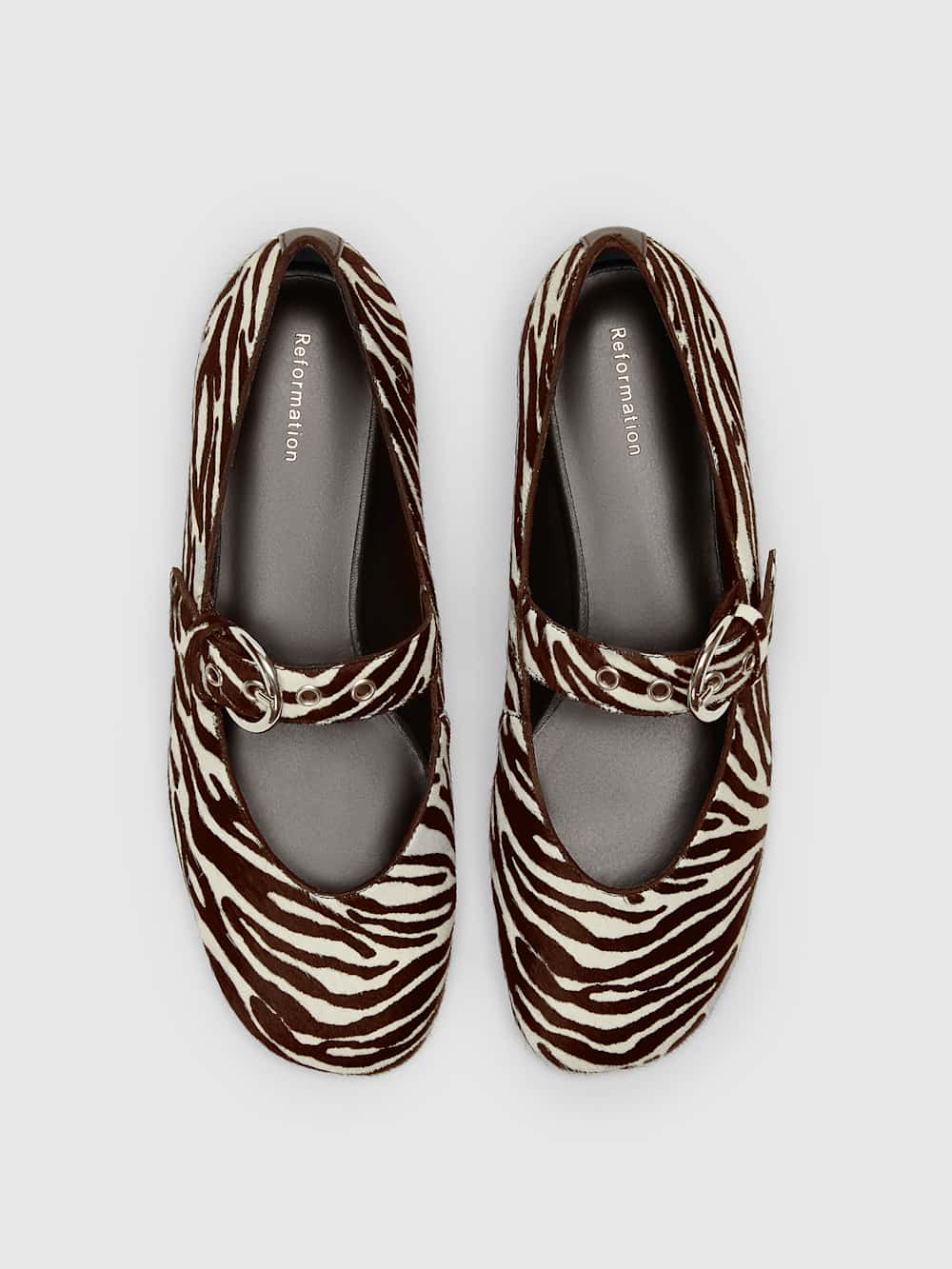 Bethany Ballet Flat - Zebra Haircalf