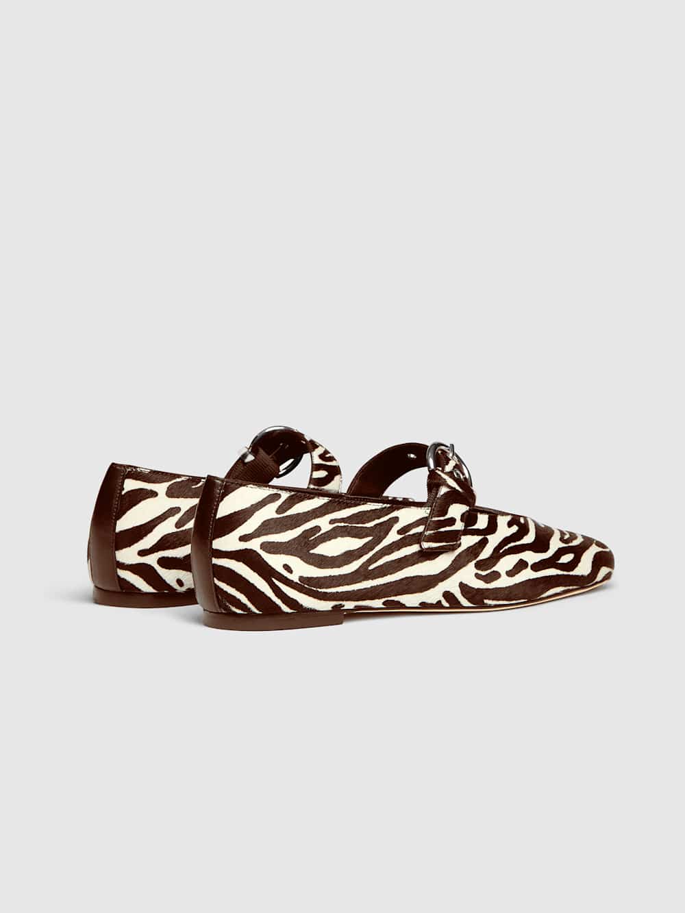 Bethany Ballet Flat - Zebra Haircalf