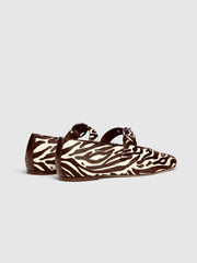 Bethany Ballet Flat - Zebra Haircalf