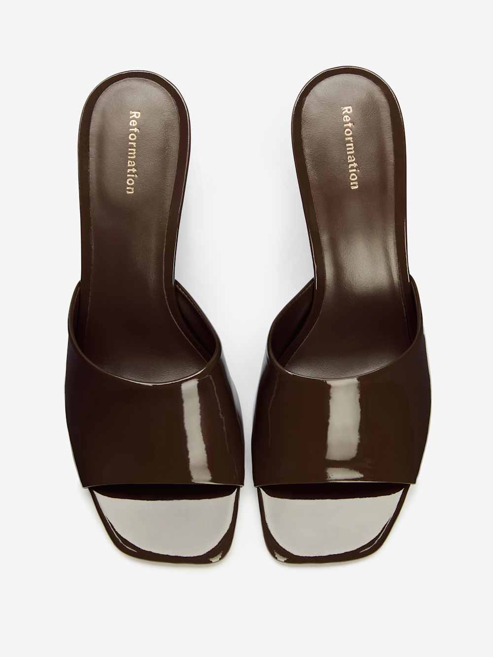Enya Wedge Sandal - Espresso Patent