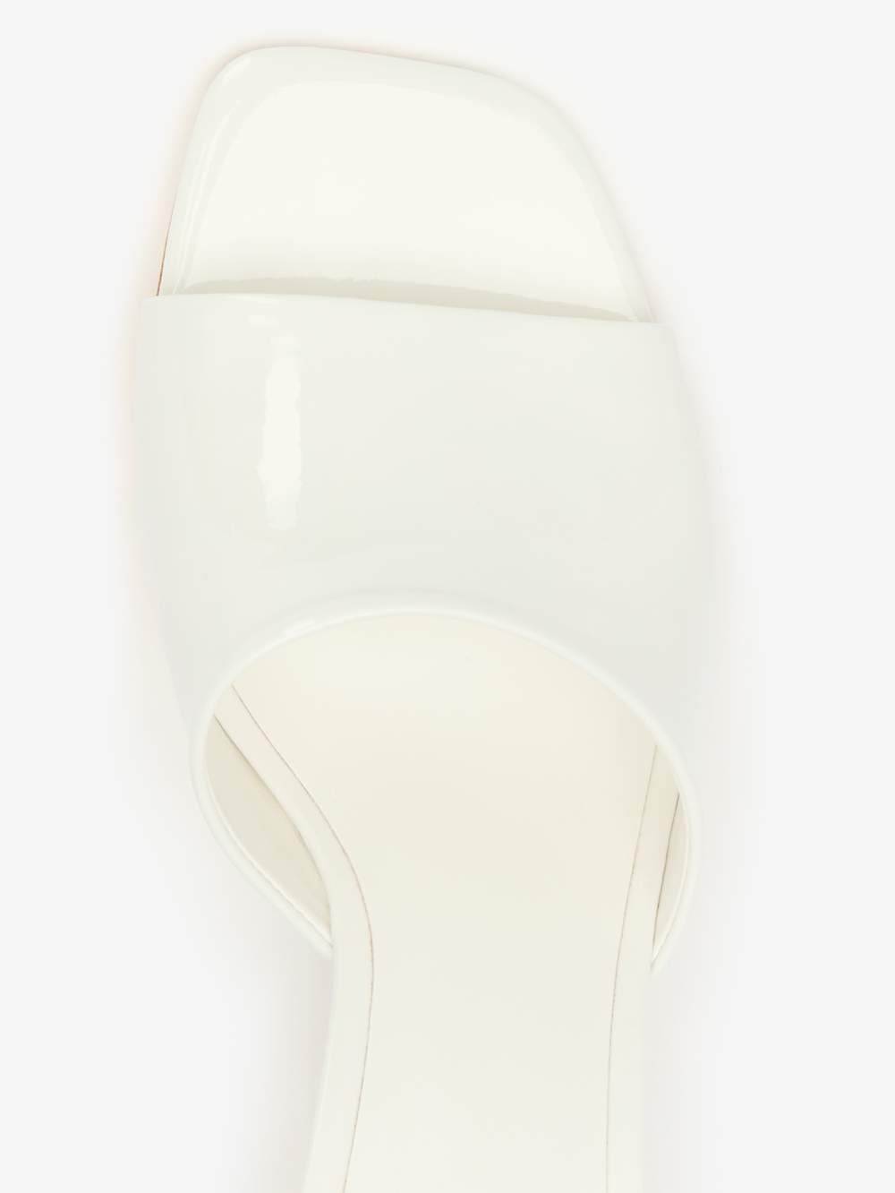 Enya Wedge Sandal - White Patent