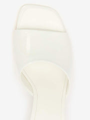 Enya Wedge Sandal - White Patent