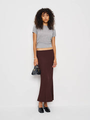 Layla Skirt - Mahogany