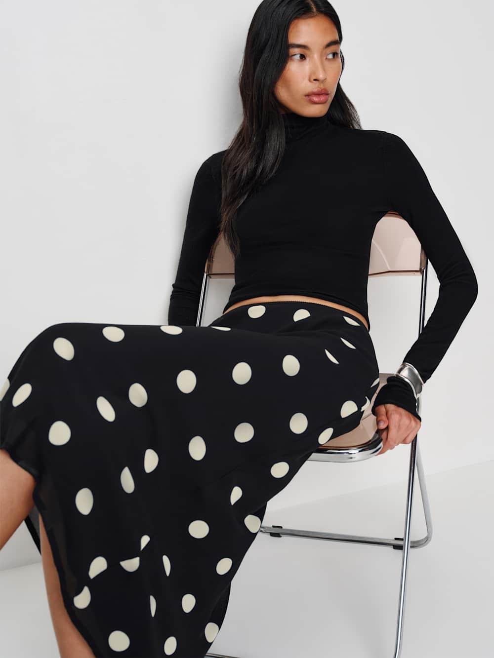 Layla Skirt - Moon Dot