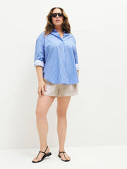 Mila Linen Short Es - Oatmeal