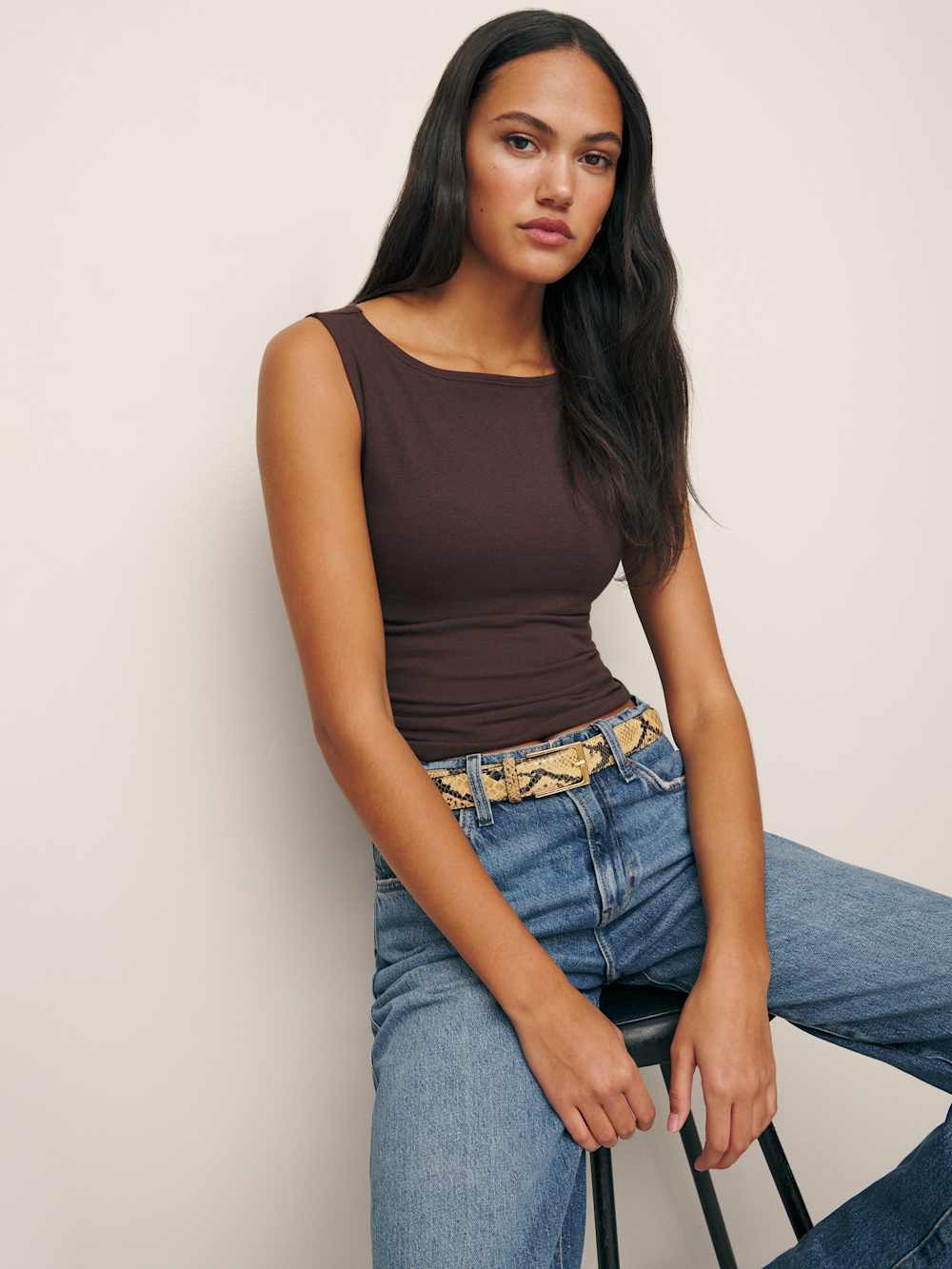 Dusk Knit Top - Mole