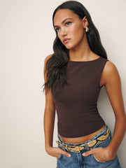 Dusk Knit Top - Mole