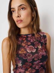 Dusk Knit Top - Pansy