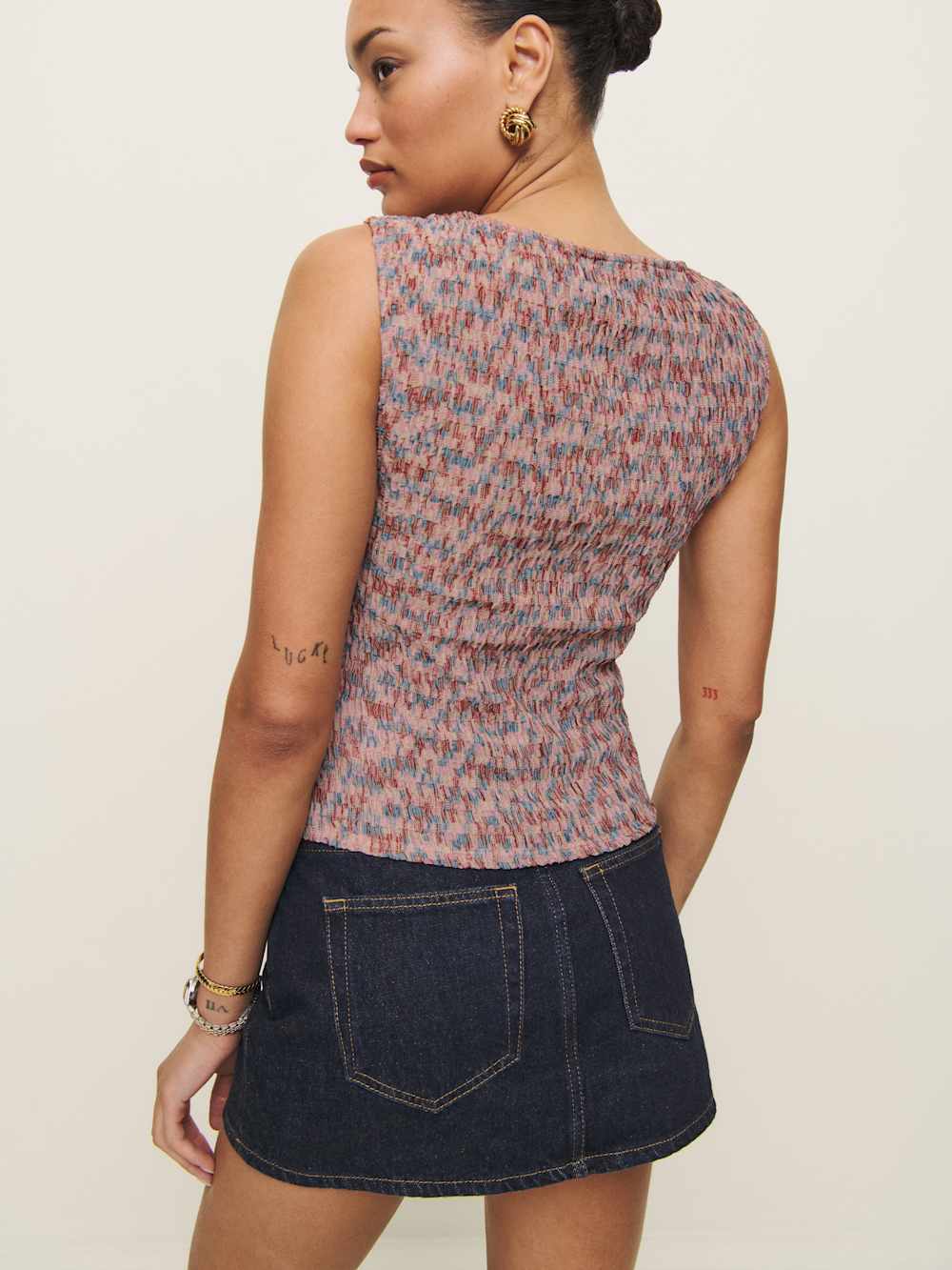 Dusk Knit Top - Cotton Candy