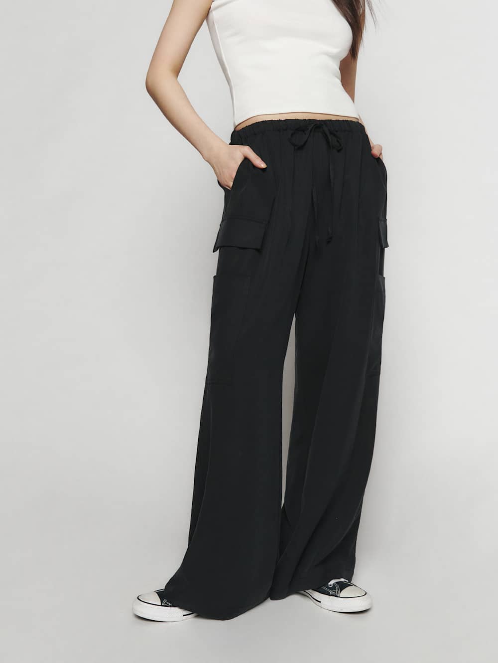 Ethan Twill Pant - Black