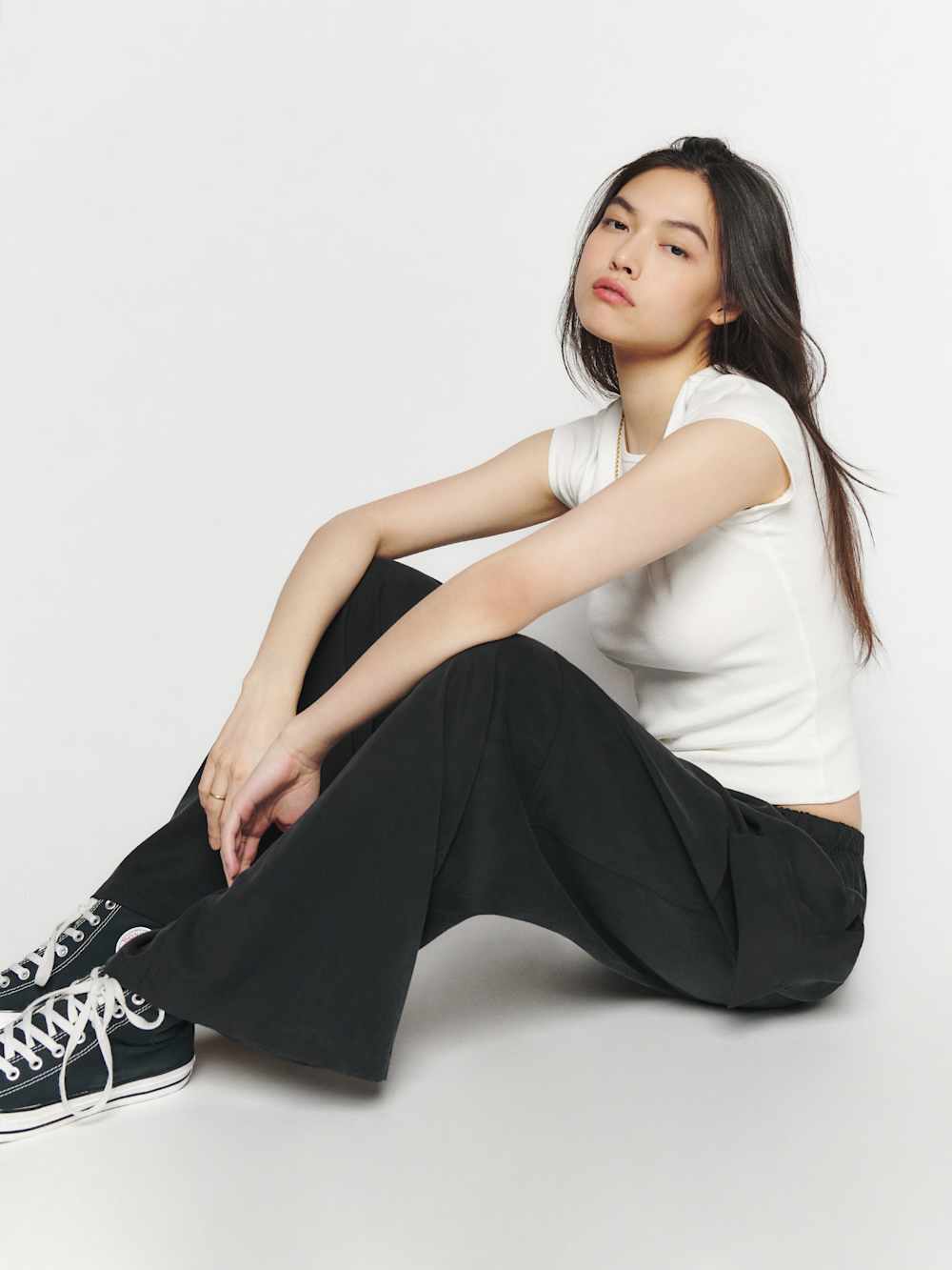 Ethan Twill Pant - Black
