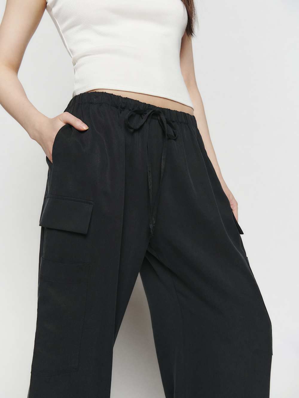 Ethan Twill Pant - Black
