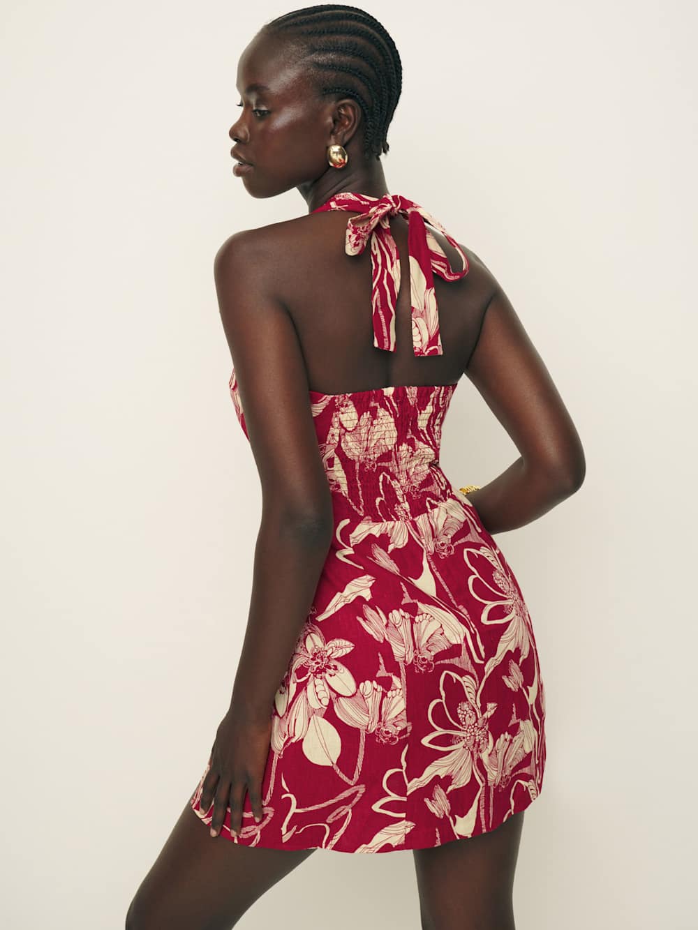 Isha Linen Dress - Las Dalias