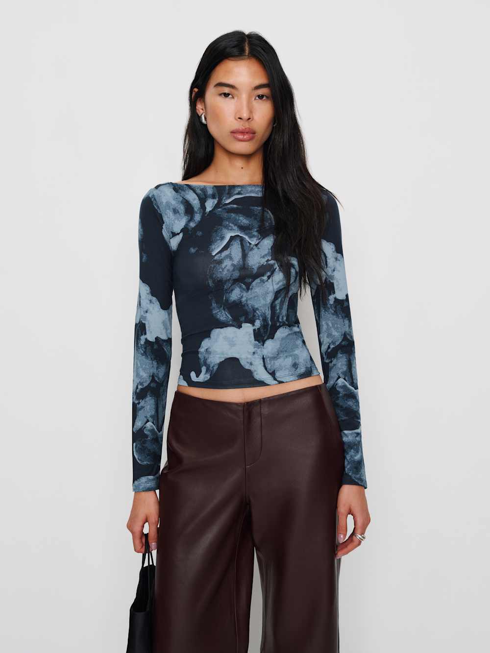 Wiley Knit Top - Midnight Rose