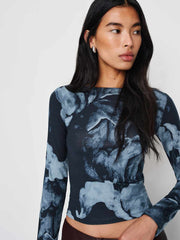 Wiley Knit Top - Midnight Rose