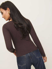 Wiley Knit Top - Mole
