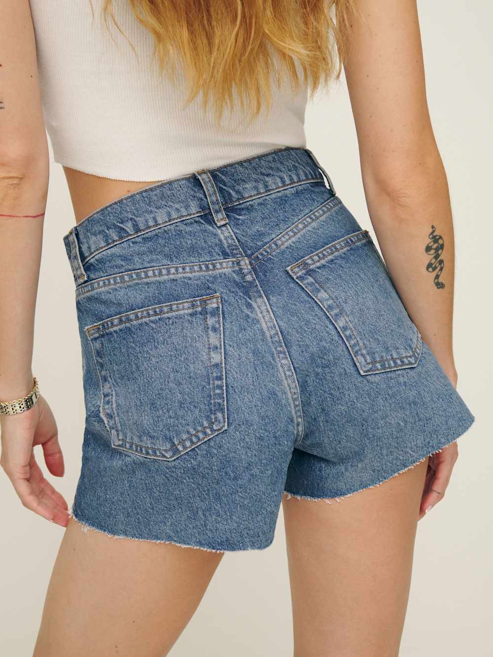 Charlene High Rise Jean Shorts - Colorado
