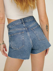 Charlene High Rise Jean Shorts - Colorado