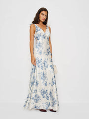Pernille Silk Dress - Lupine
