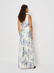Pernille Silk Dress - Lupine