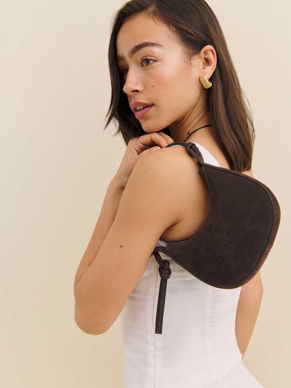Mini Rosetta Shoulder Bag - Boss Suede