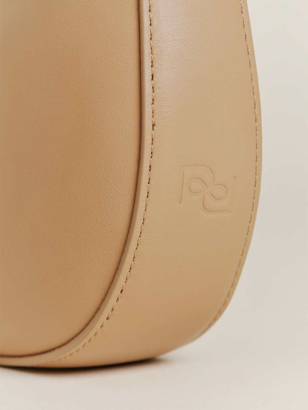 Mini Rosetta Shoulder Bag - Cappuccino Leather