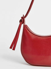Mini Rosetta Shoulder Bag - Lipstick Leather